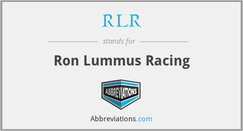What is the abbreviation for ron lummus racing?